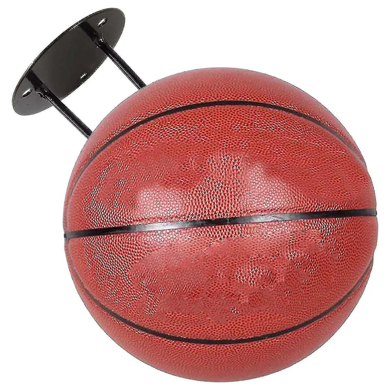 2pcs Soporte de pelota montado en la pared para baloncesto voleibol rugby fútbol