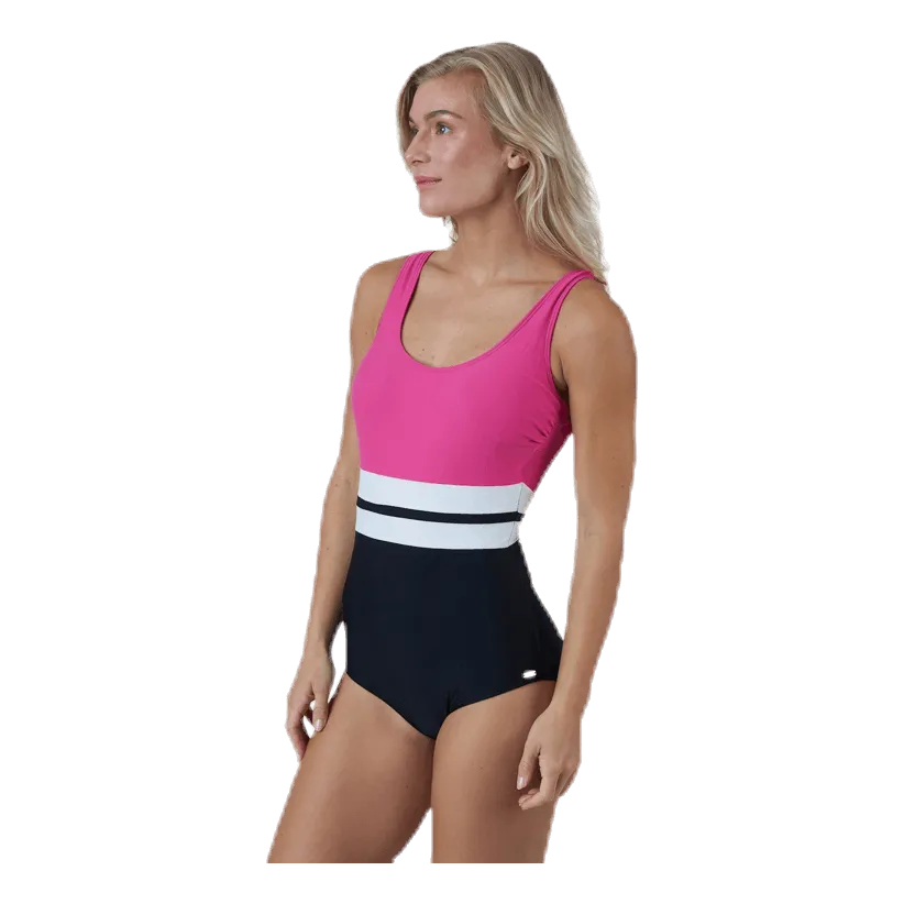 Abecita Piquant Swimsuit Pink/Black