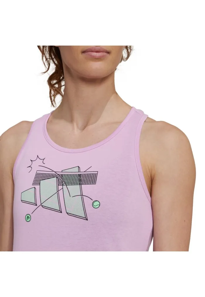 adidas Camiseta Sin Mangas Aeroready rosa