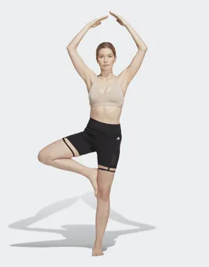 ADIDAS MALLAS CORTAS TRAIN ESSENTIALS DANCE HIGHWAISTED