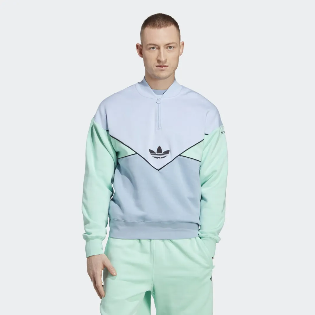 ADIDAS ORIGINALS ADICOLOR SEASONAL ARCHIVE HALFZIP CREW