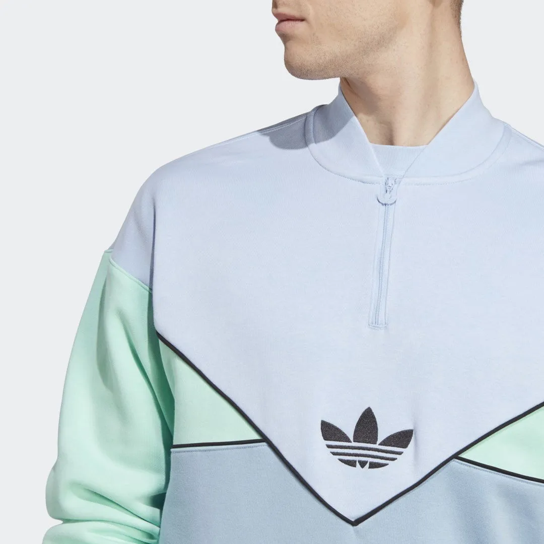 ADIDAS ORIGINALS ADICOLOR SEASONAL ARCHIVE HALFZIP CREW