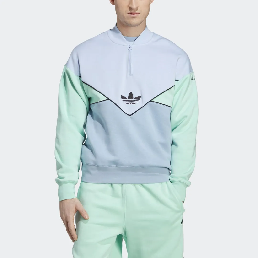 ADIDAS ORIGINALS ADICOLOR SEASONAL ARCHIVE HALFZIP CREW
