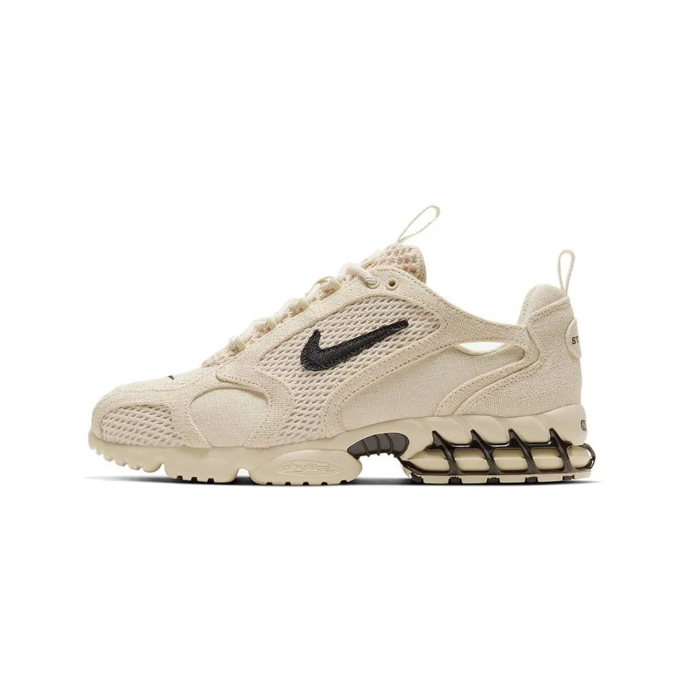 Air Zoom Spiridon Caged 2 Stussy Fossil