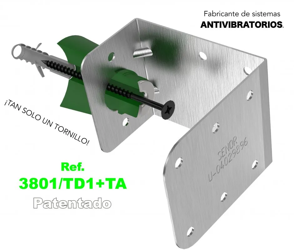 Aislador acústico para pared 3801TD1