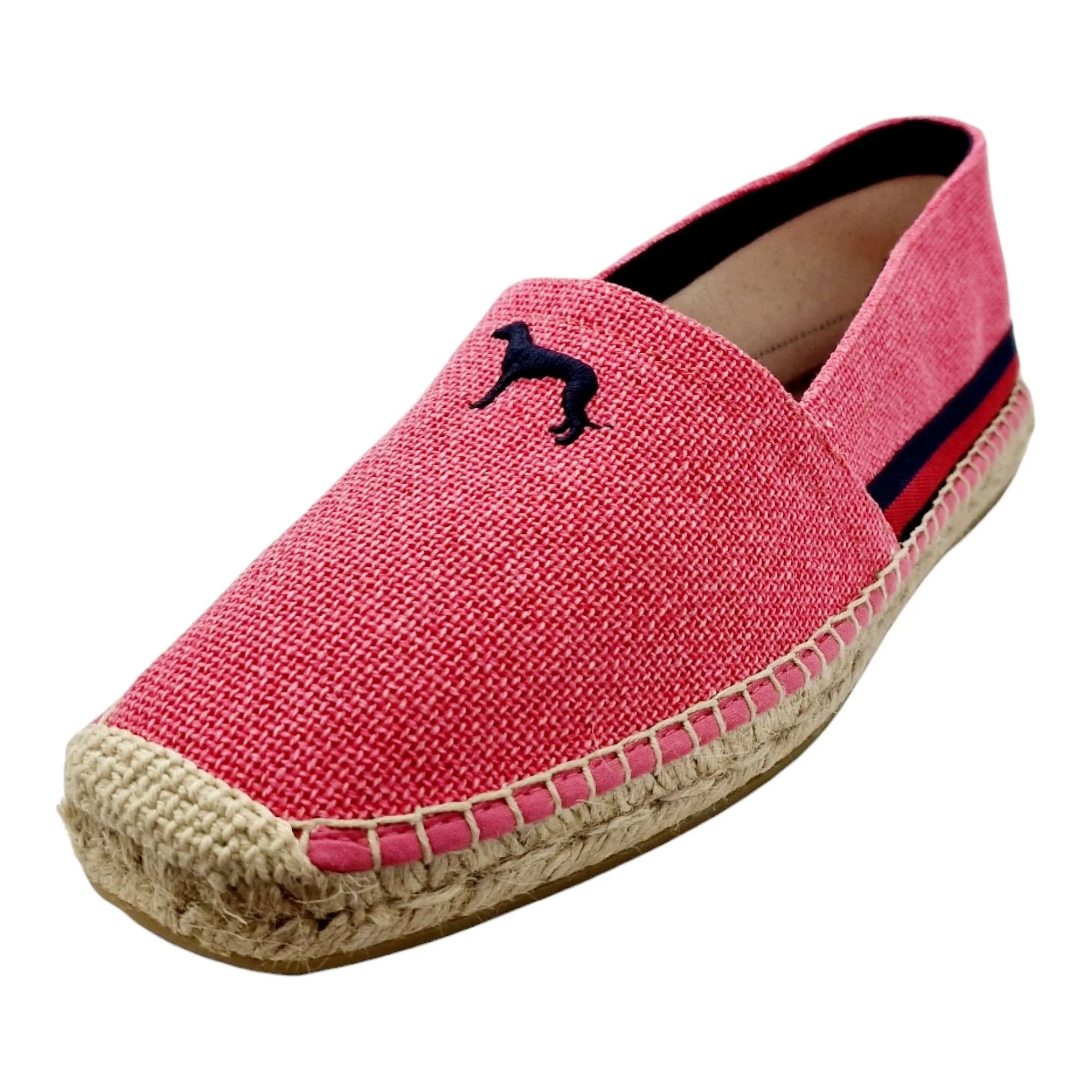 ALPARGATA HOMBRE TEJIDO SUELA YUTE ROSA ROSA