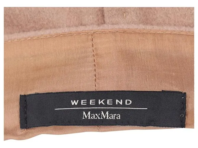Autre Marque Falda acampanada Weekend Max Mara en lana color camel Amarillo Camello 