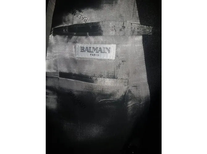 Balmain Chaqueta de noche Negro 