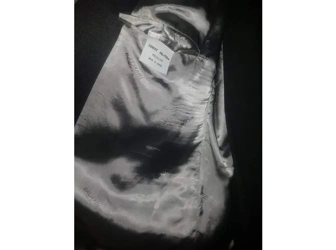 Balmain Chaqueta de noche Negro 