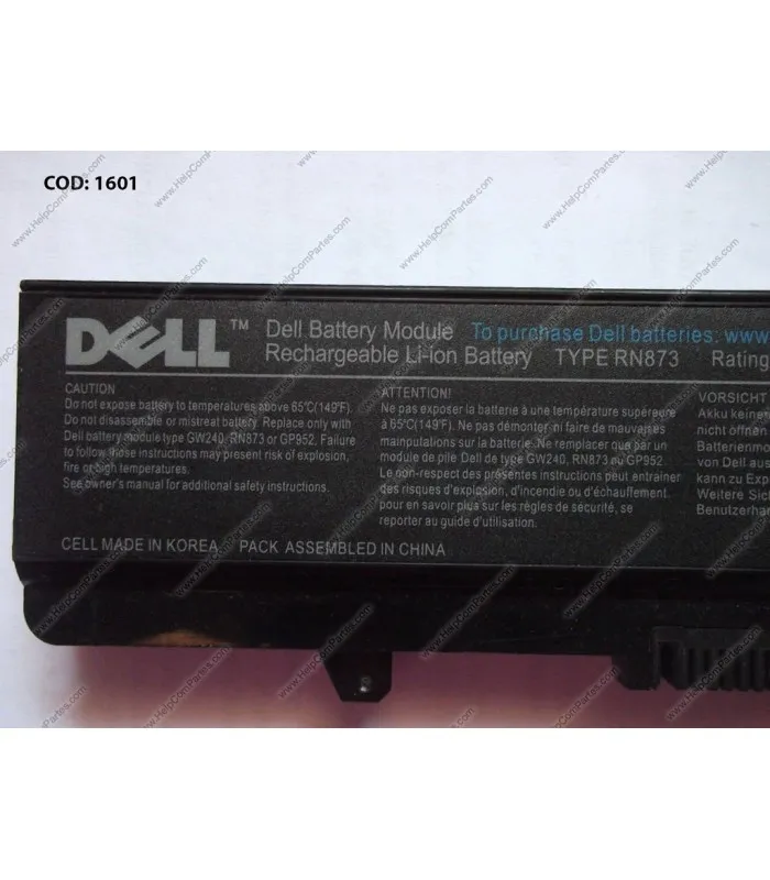BATERIA DELL 11.1V56WH/INSPIRON 1525 1526 1545 6CELL BK