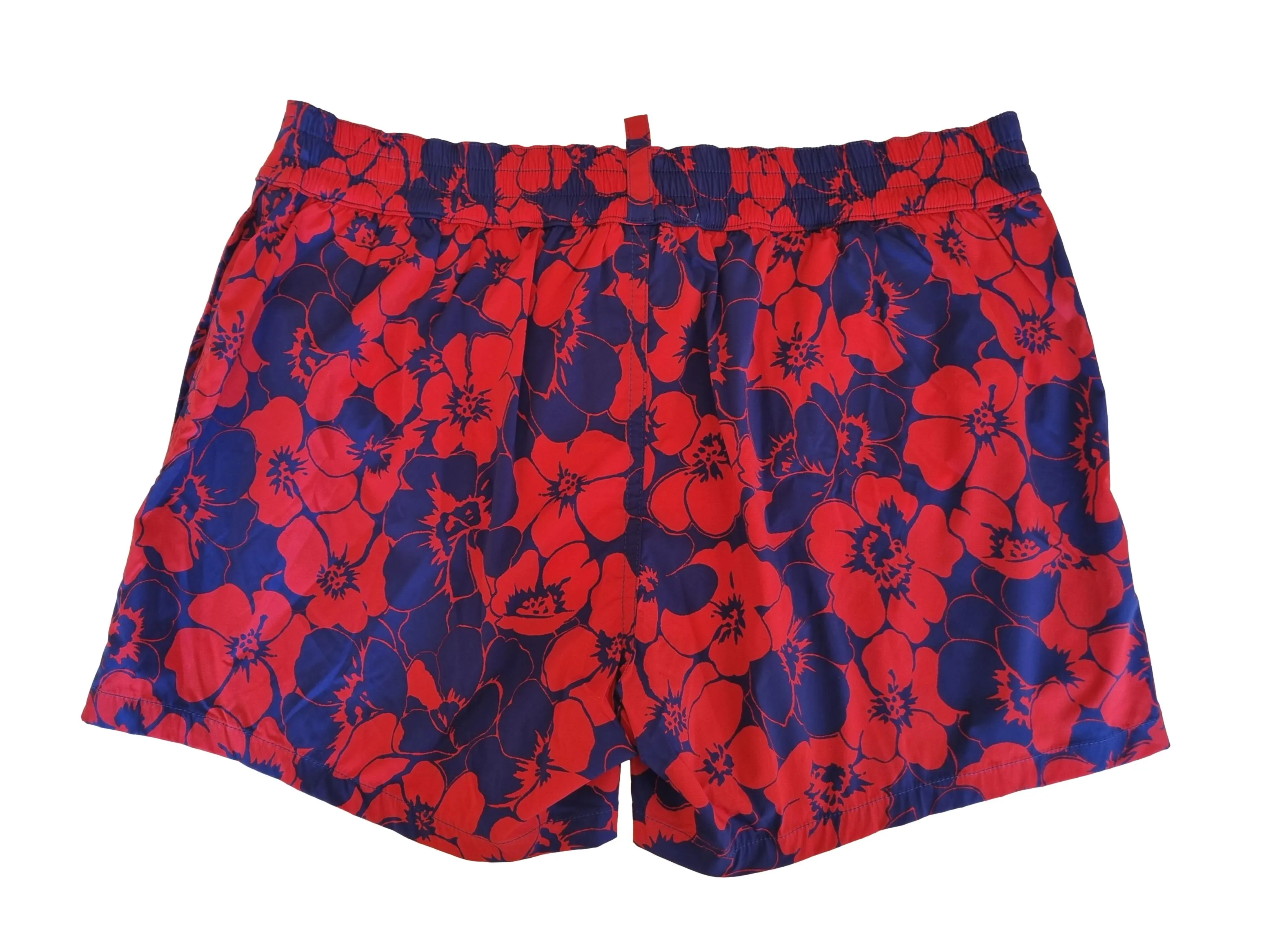 BAñADOR HOMBRE DSQUARED BOXER MIDI FLORES D7B762150 ROJOAZUL TALLA 48