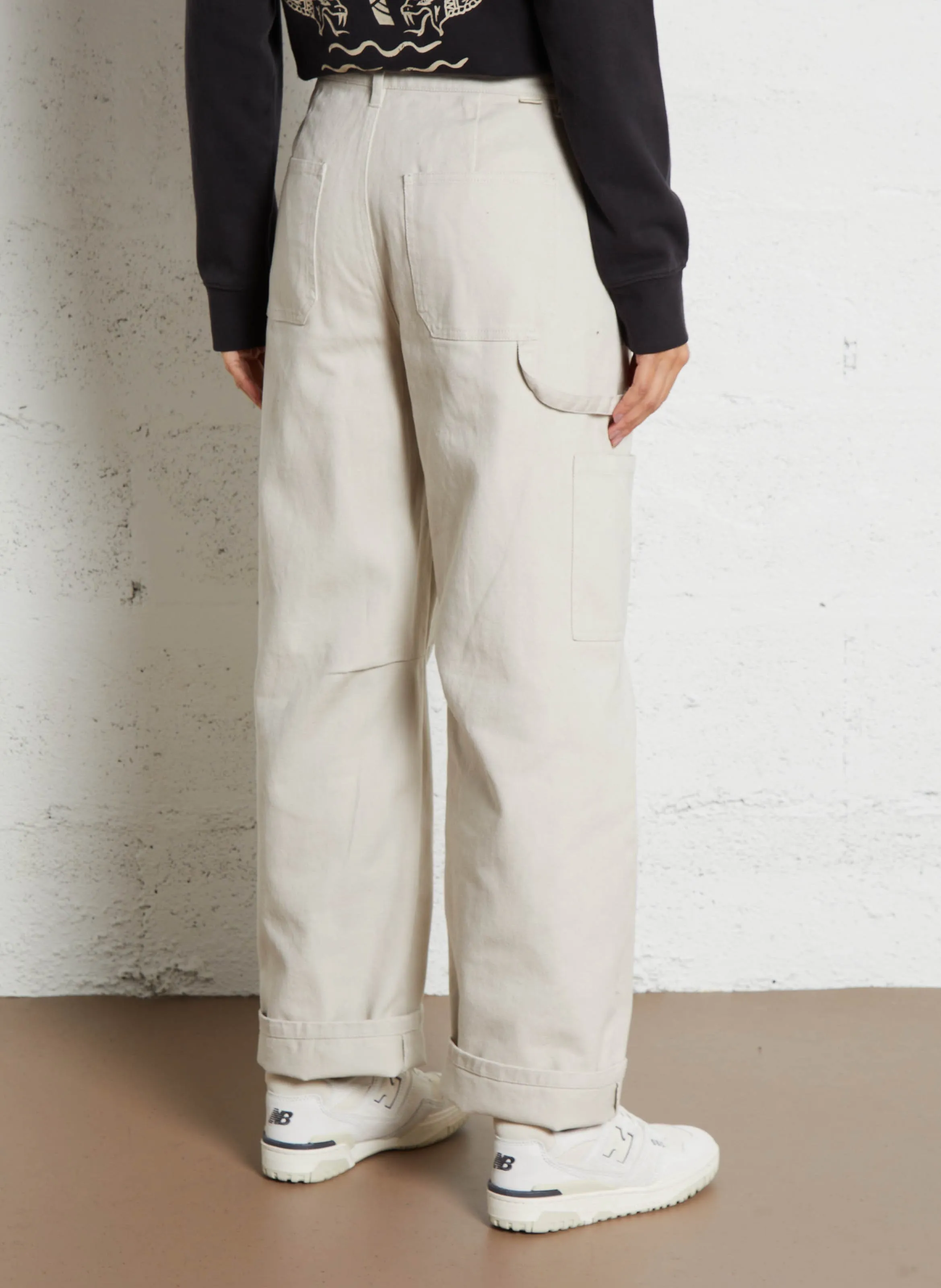BILLABONG LEIA  PANTALóN CARGO DE ALGODóN EN BEIGE