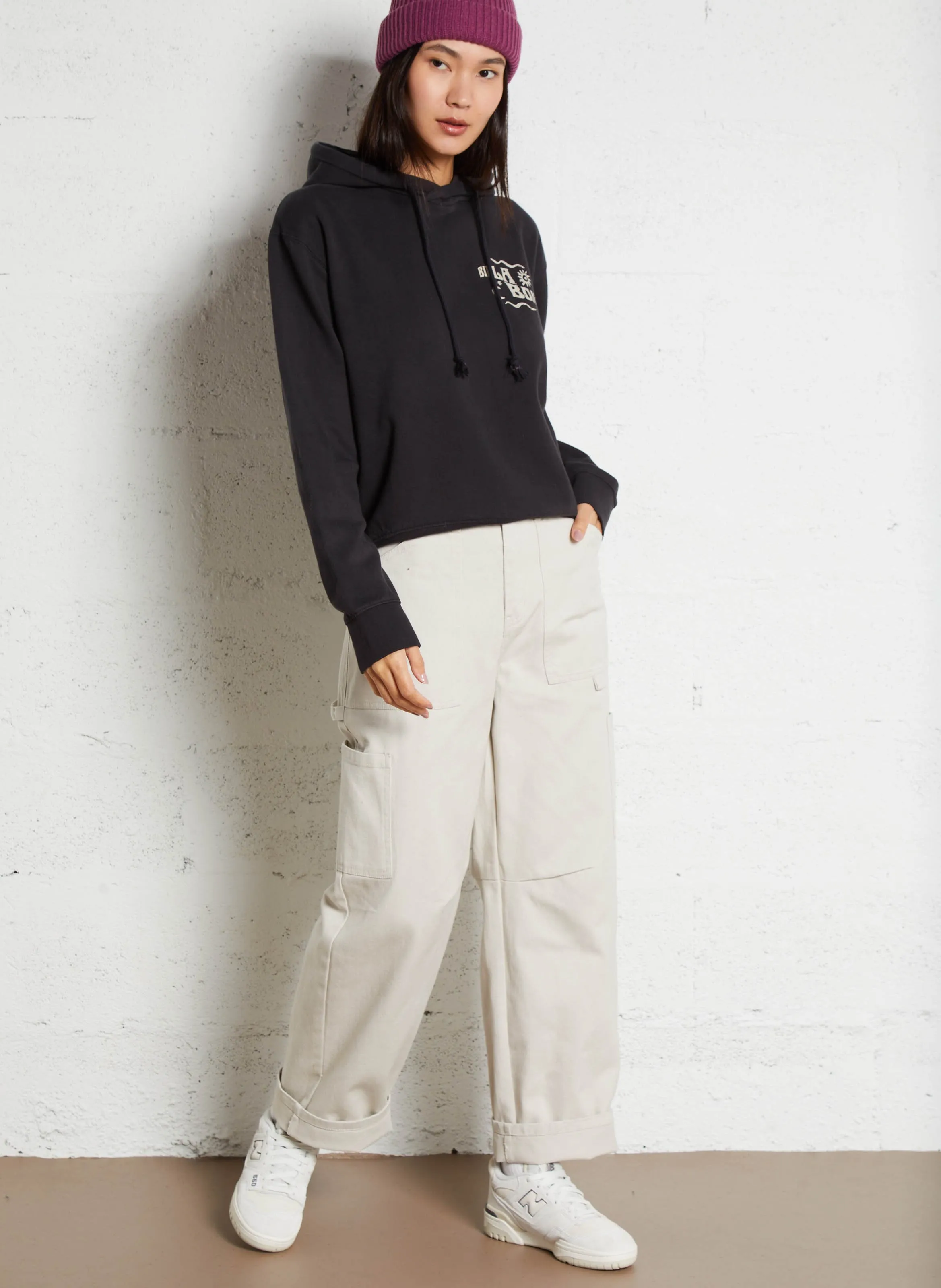 BILLABONG LEIA  PANTALóN CARGO DE ALGODóN EN BEIGE