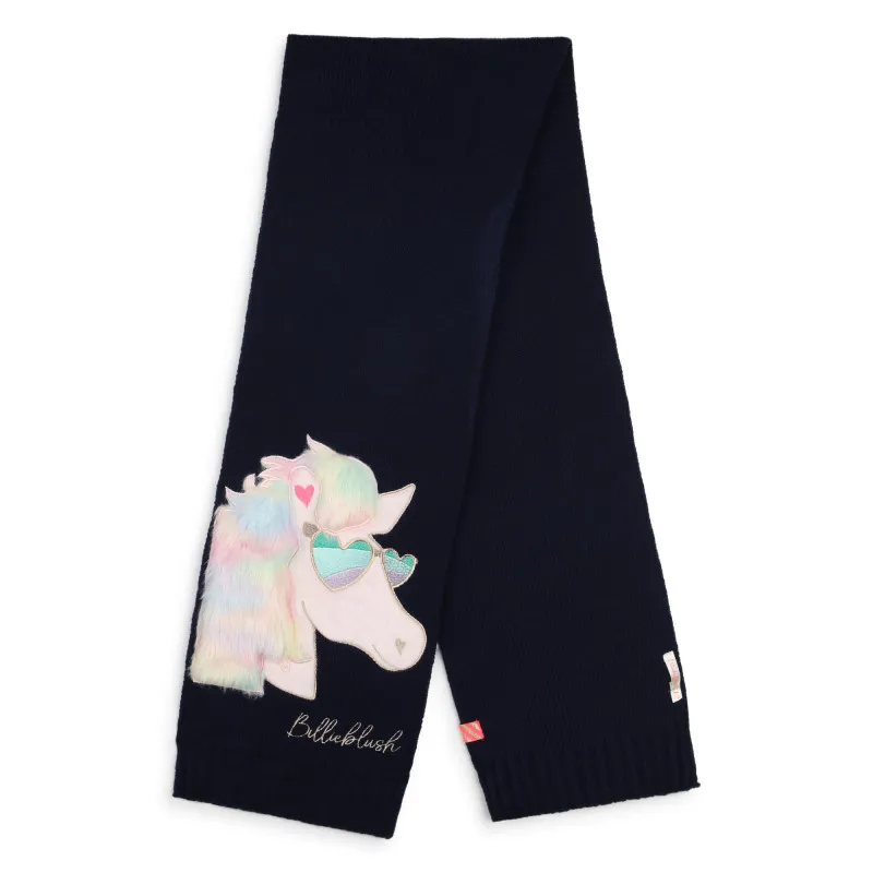 BILLIEBLUSH Bufanda con detalles de polar