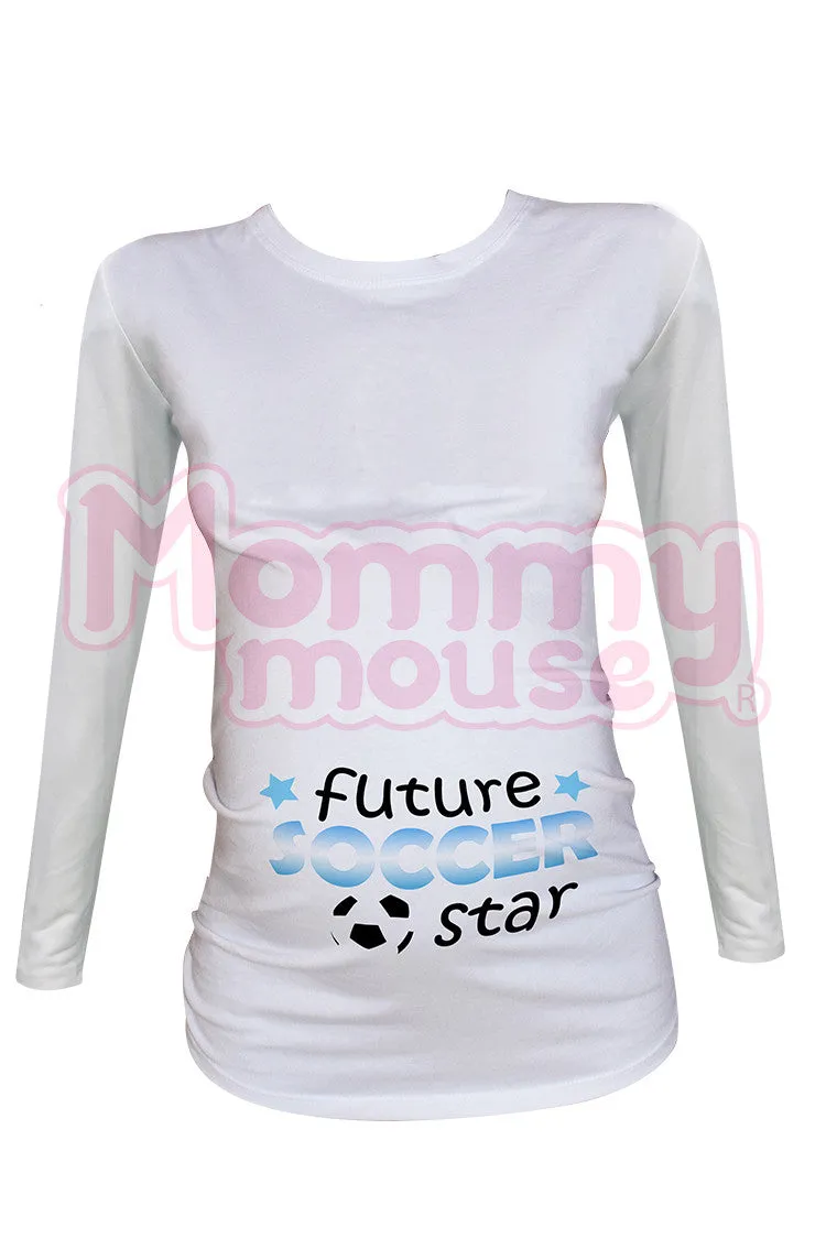 Blusa Maternidad Básica Manga Larga. Soccer