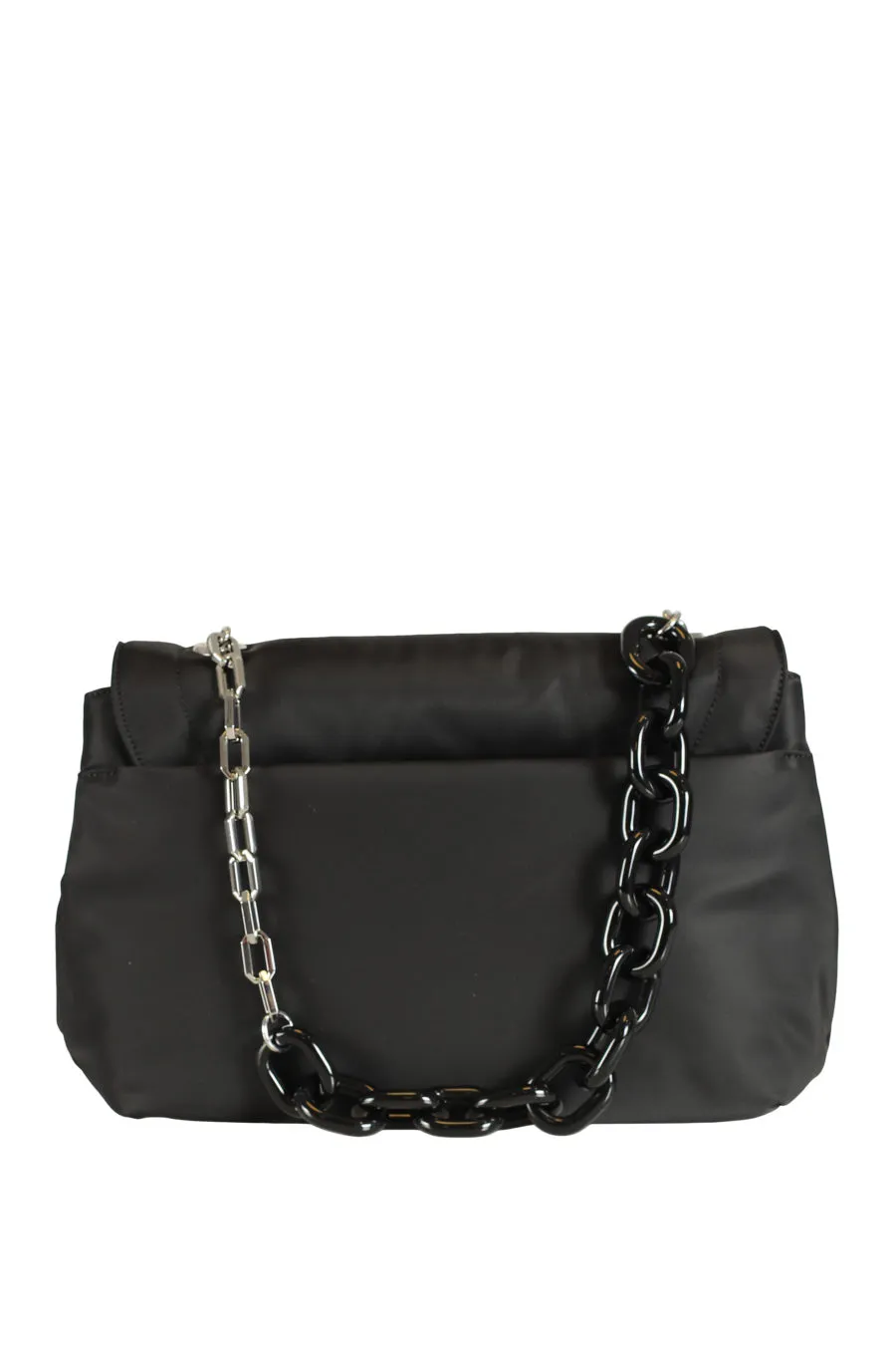 Bolso negro de nailon 
