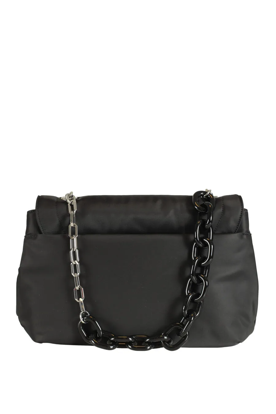 Bolso negro de nailon 