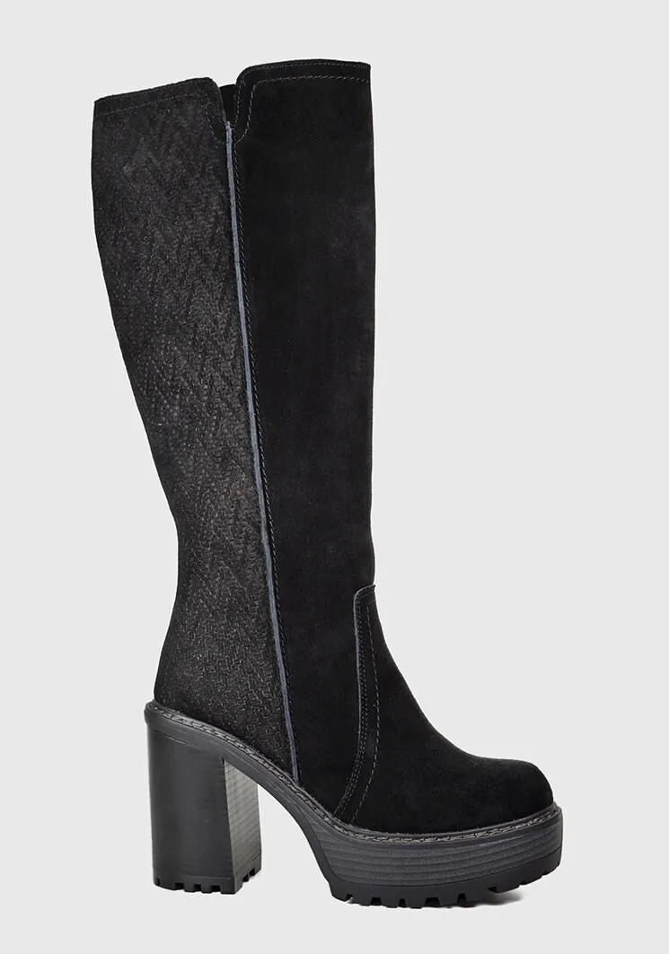 Bota Cuero Dayton Negro