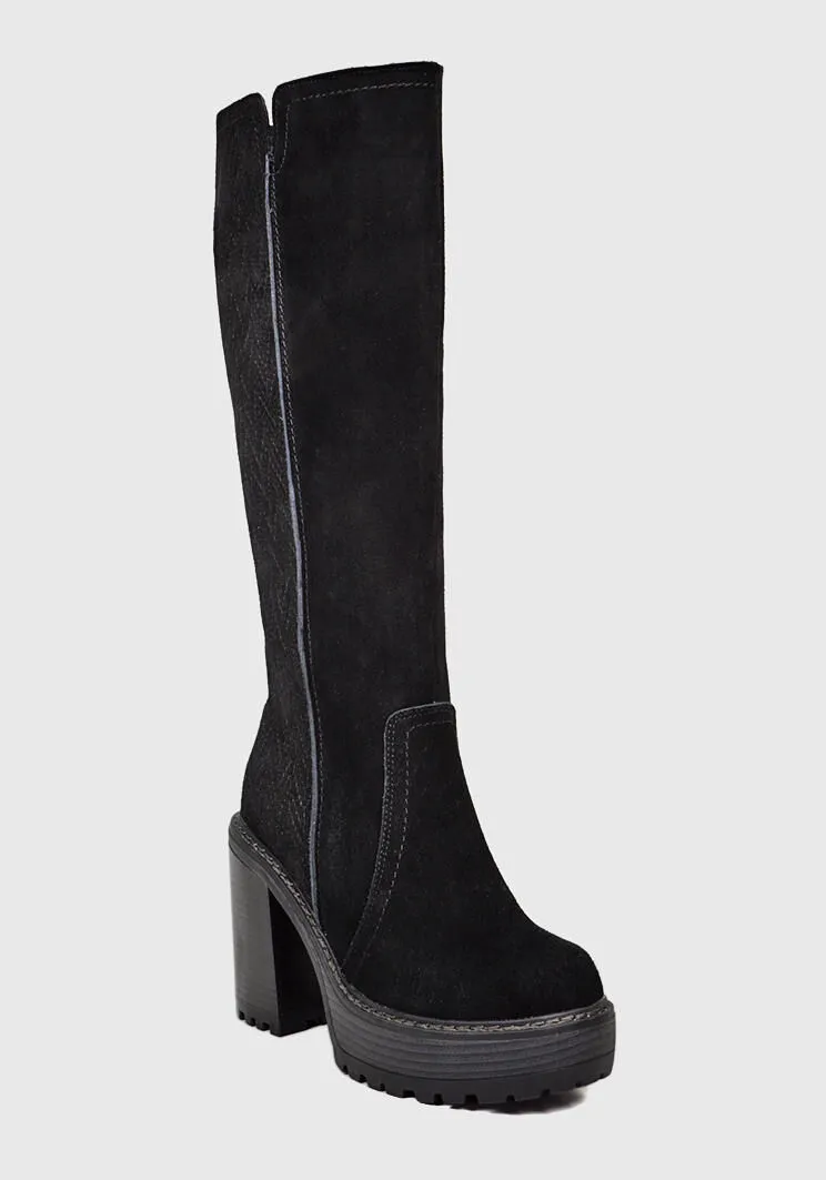 Bota Cuero Dayton Negro