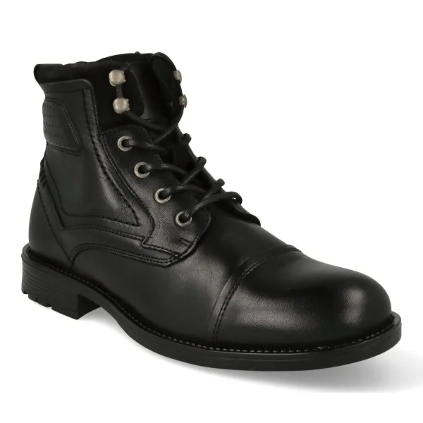 BOTINES HOMBRE NEGRO COMODOS MOD. JOYCE