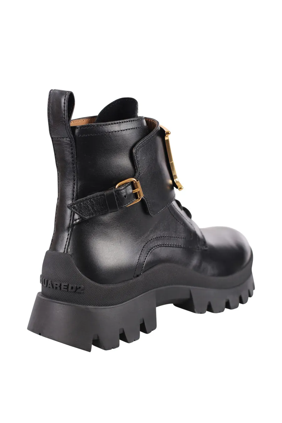 Botines negros con logo D2