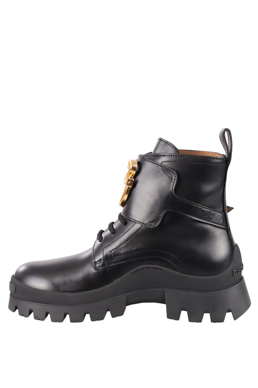 Botines negros con logo D2