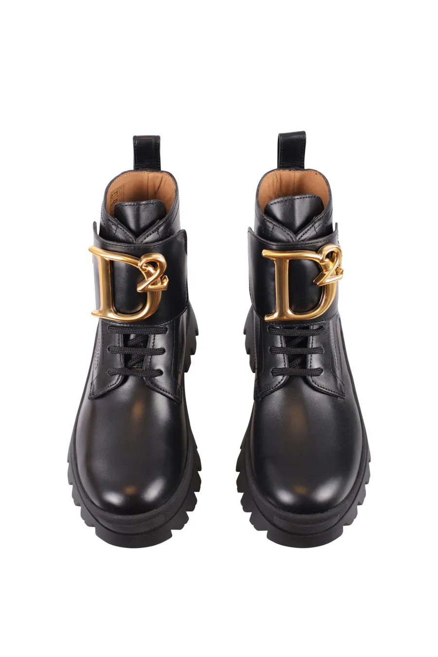 Botines negros con logo D2