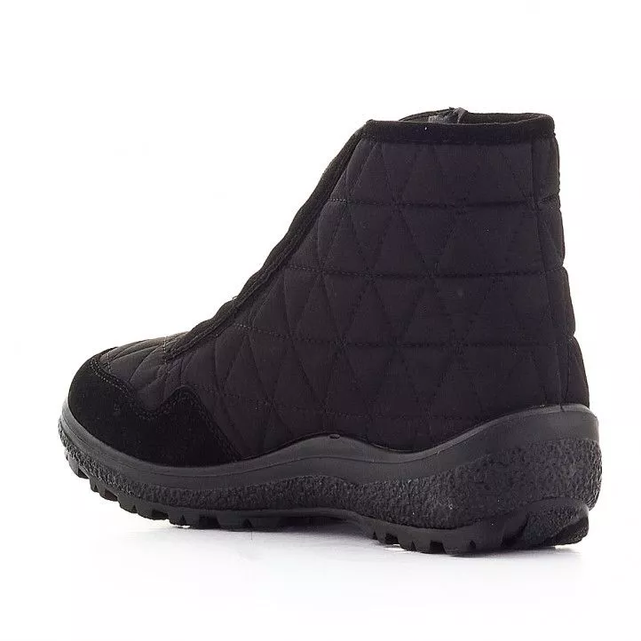 Botines planos Owel trondheim negras con elásticos