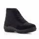 Botines planos Owel trondheim negras con elásticos