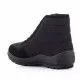 Botines planos Owel trondheim negras con elásticos