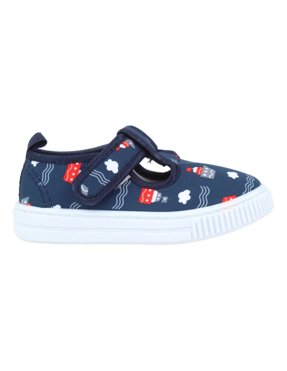 BUBBLE KIDS  PEPITO LONA VELCRO MARINO