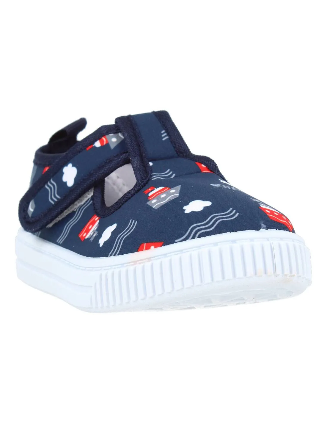 BUBBLE KIDS  PEPITO LONA VELCRO MARINO
