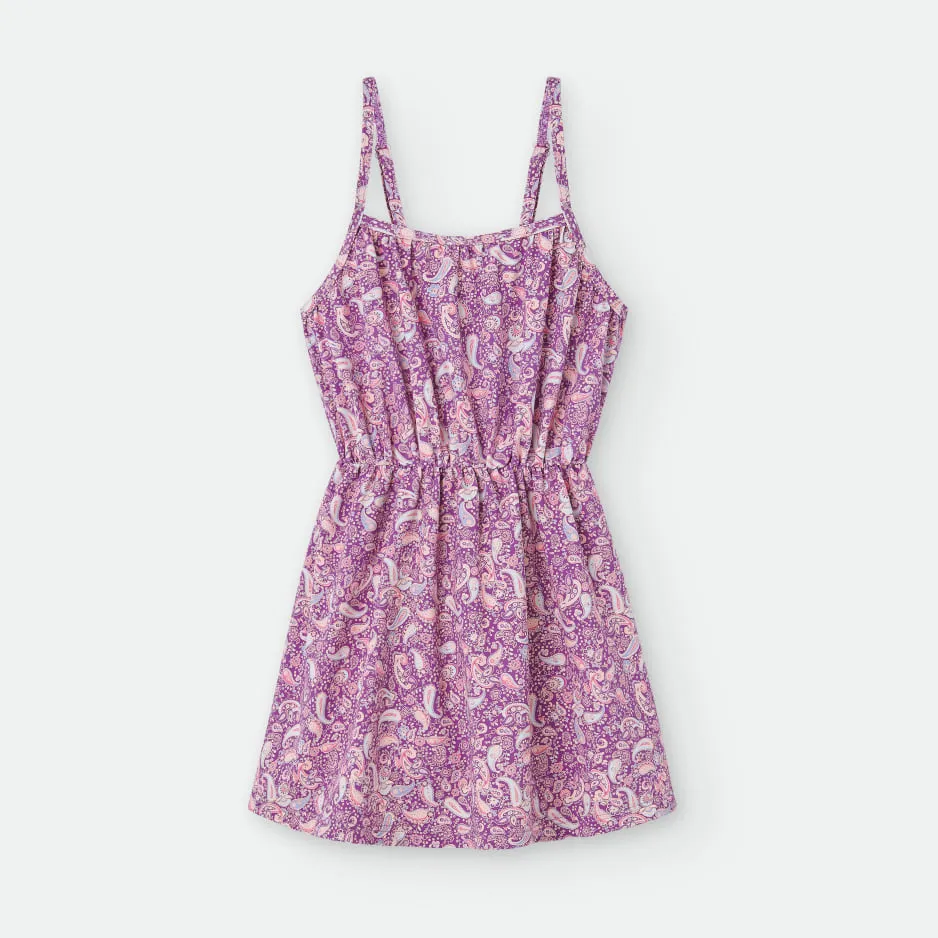 Cachemire vestido LYCRA estampado niña R380821
