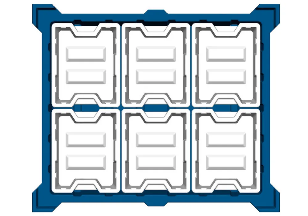 Caja interior de polietileno (PE) para contenedor apilable PolyPro 400 litros, 351 x 430 x 440 mm