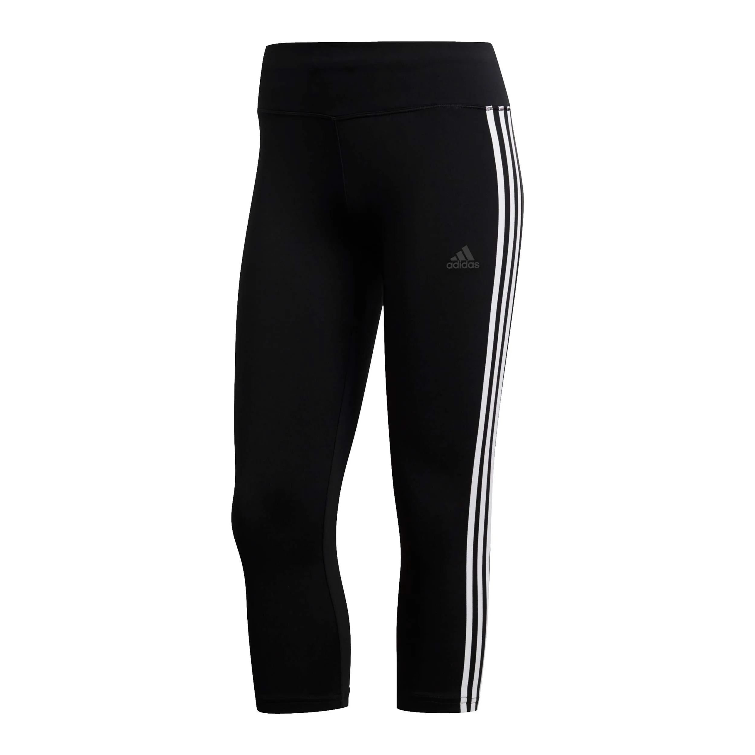 Calza Capri Training Mujer Adidas Climalite Negra