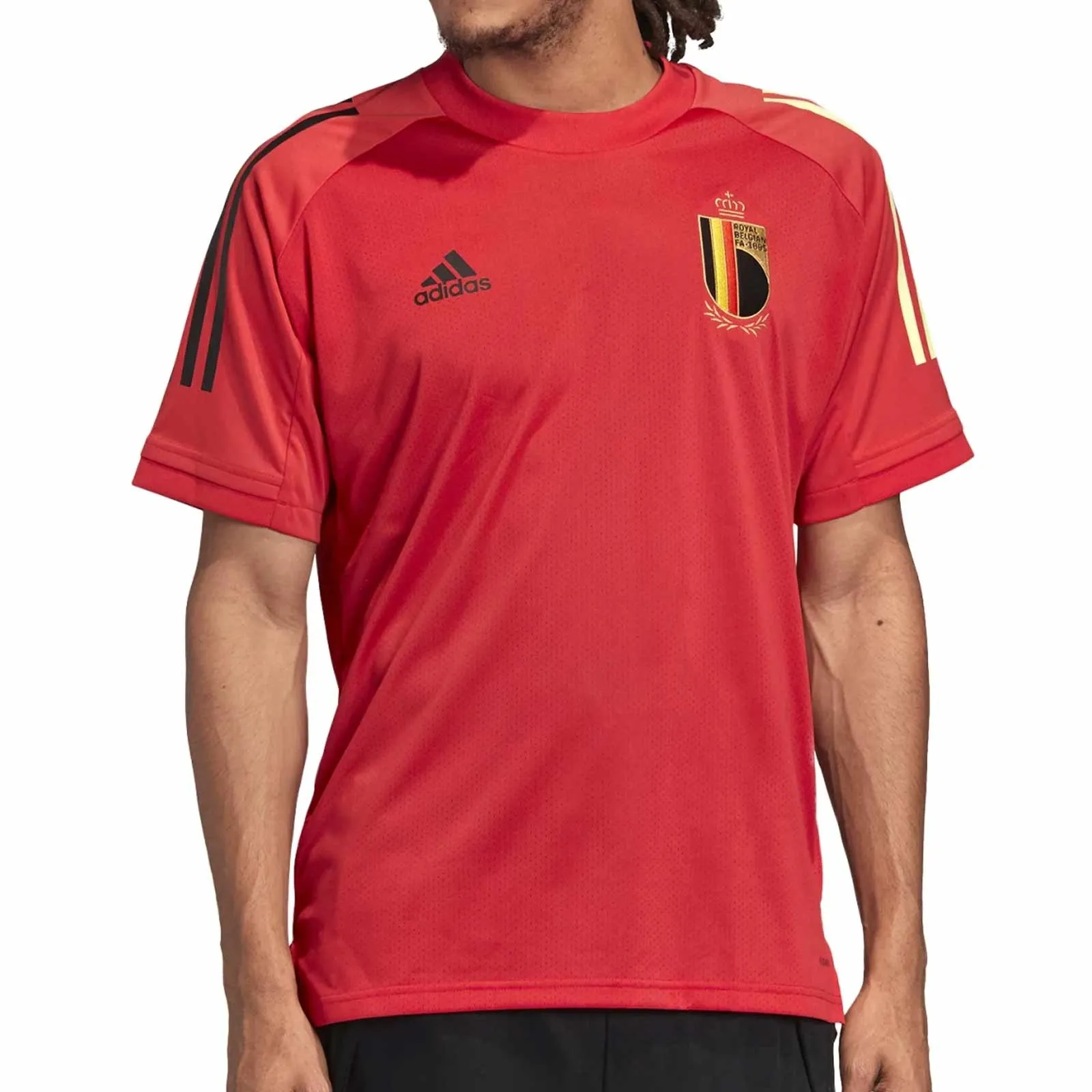 Camiseta adidas Bélgica entreno 2020 2021