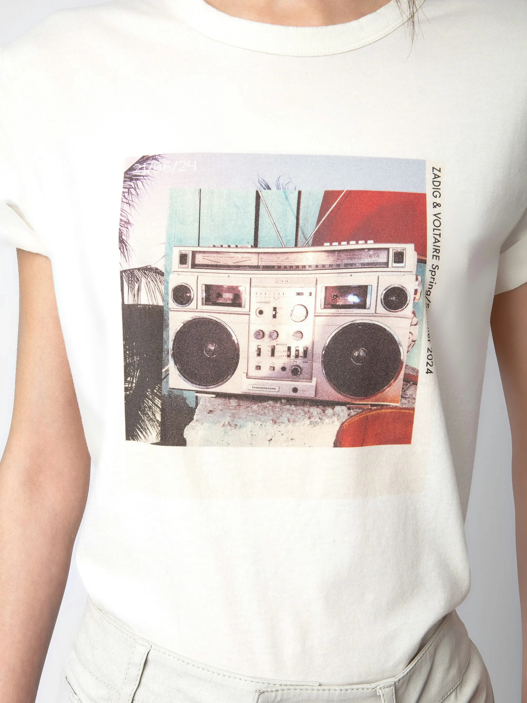 Camiseta Anya Estampado Fotográfico