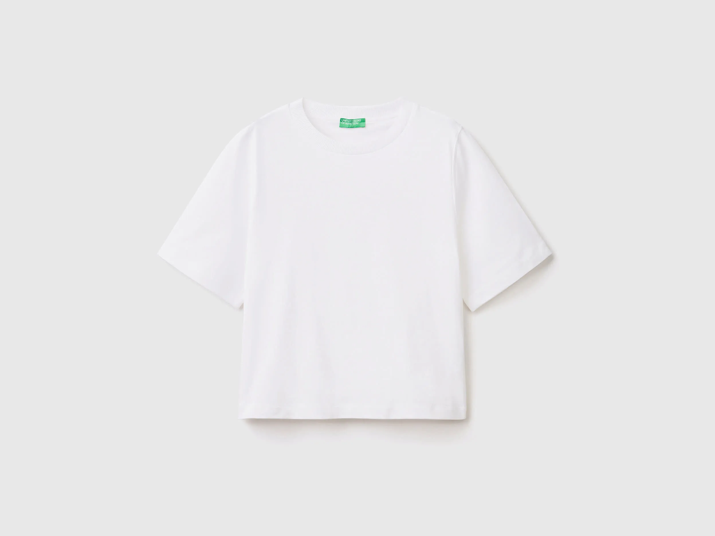 Camiseta boxy fit de 100 % algodón