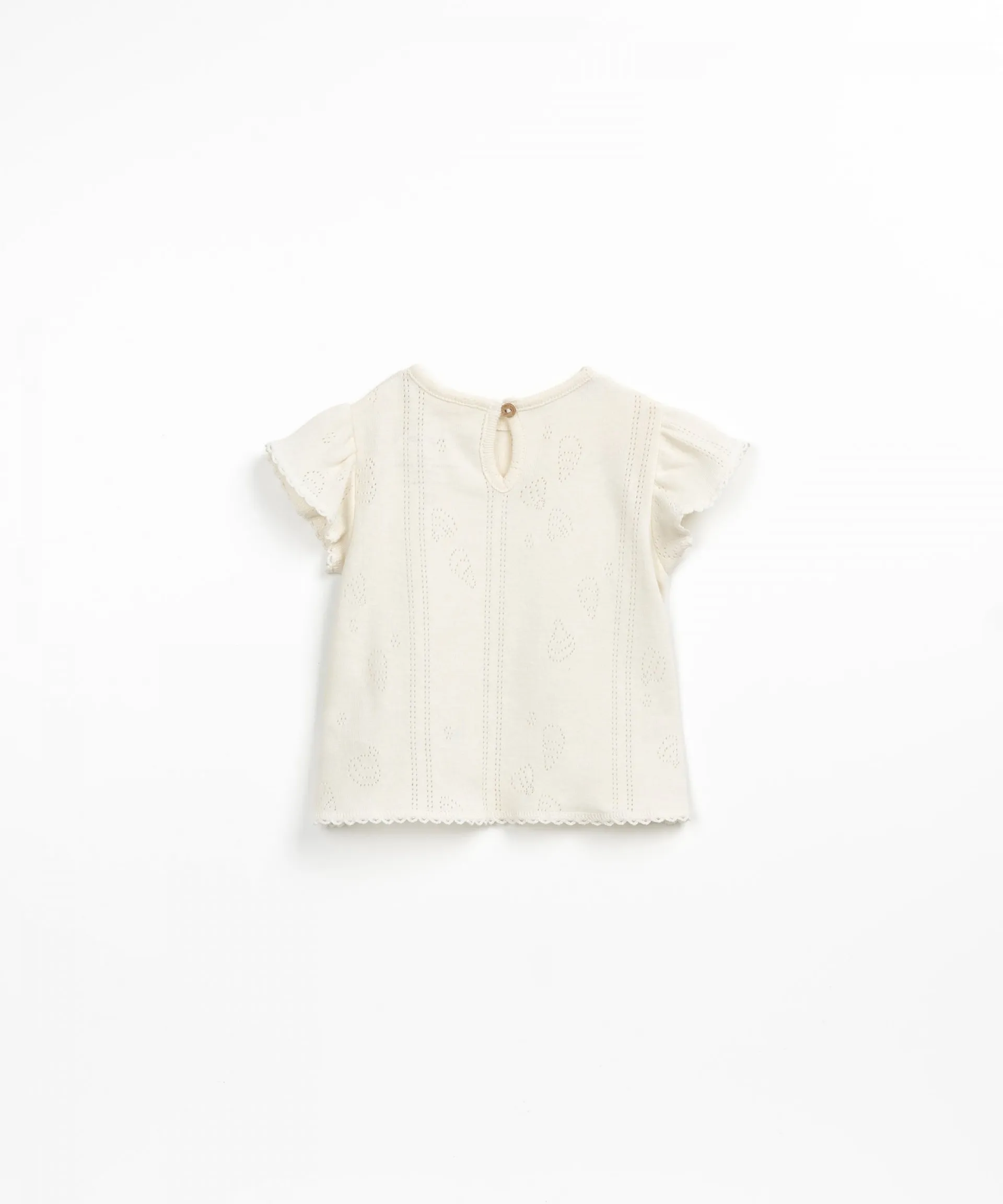 Camiseta con abertura en la espalda | Textile Art