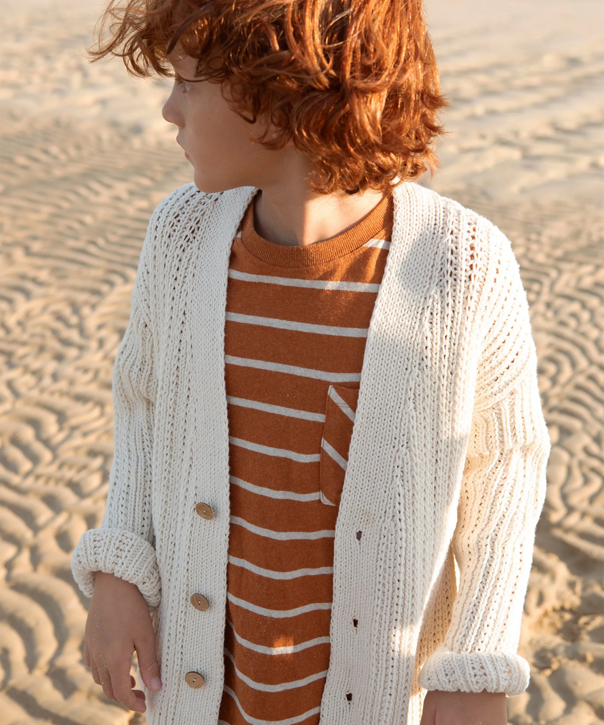 Camiseta con estampado de rayas | Textile Art