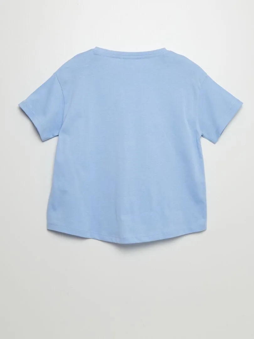 CAMISETA DE ALGODóN 'DISNEY'  AZUL
