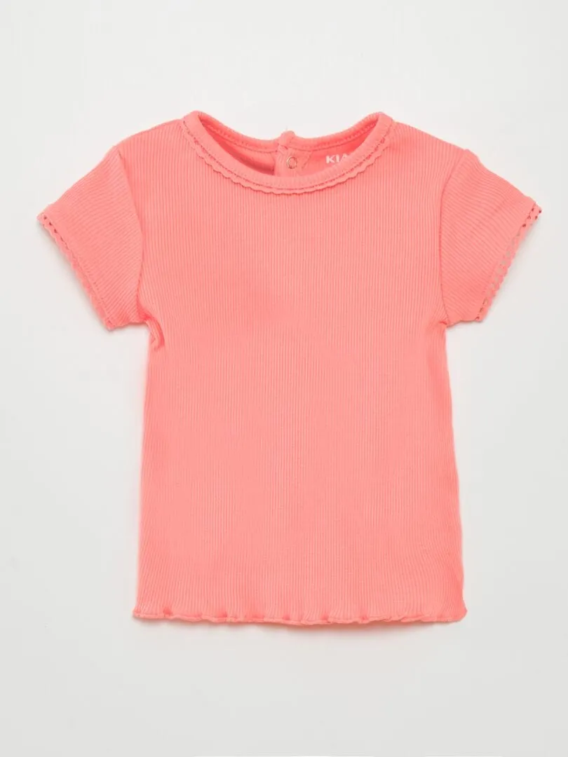 CAMISETA DE CANALé  ROSA