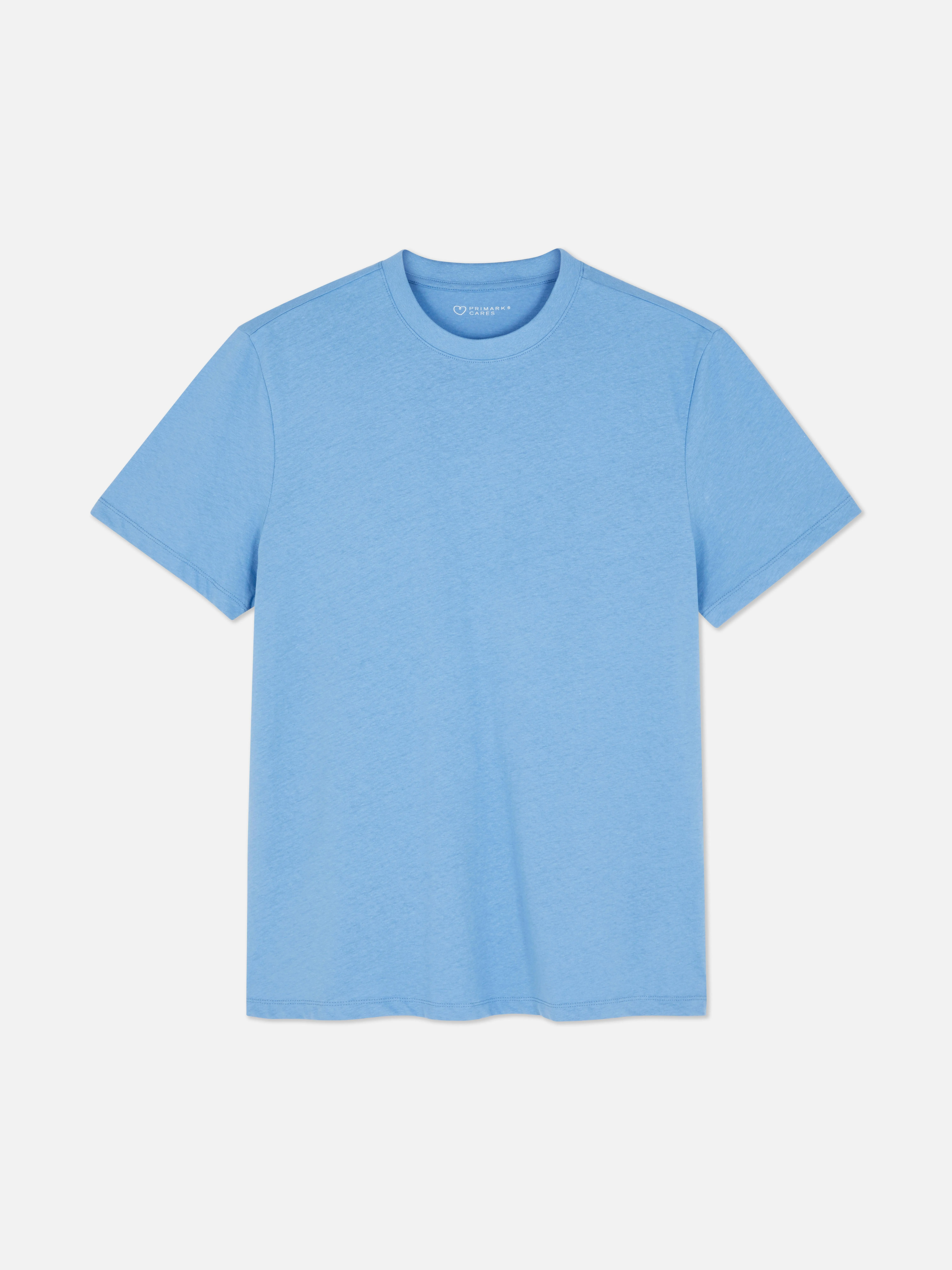 Camiseta de cuello redondo y corte recto