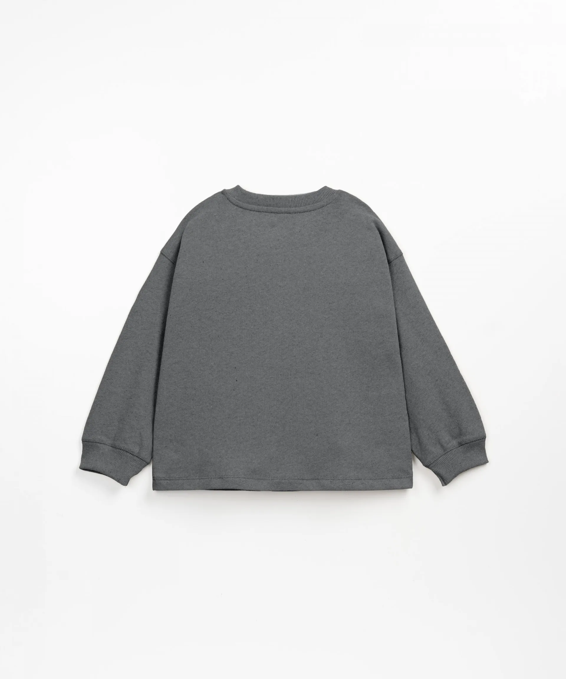 camiseta de manga larga con fibras naturales | Textile Art
