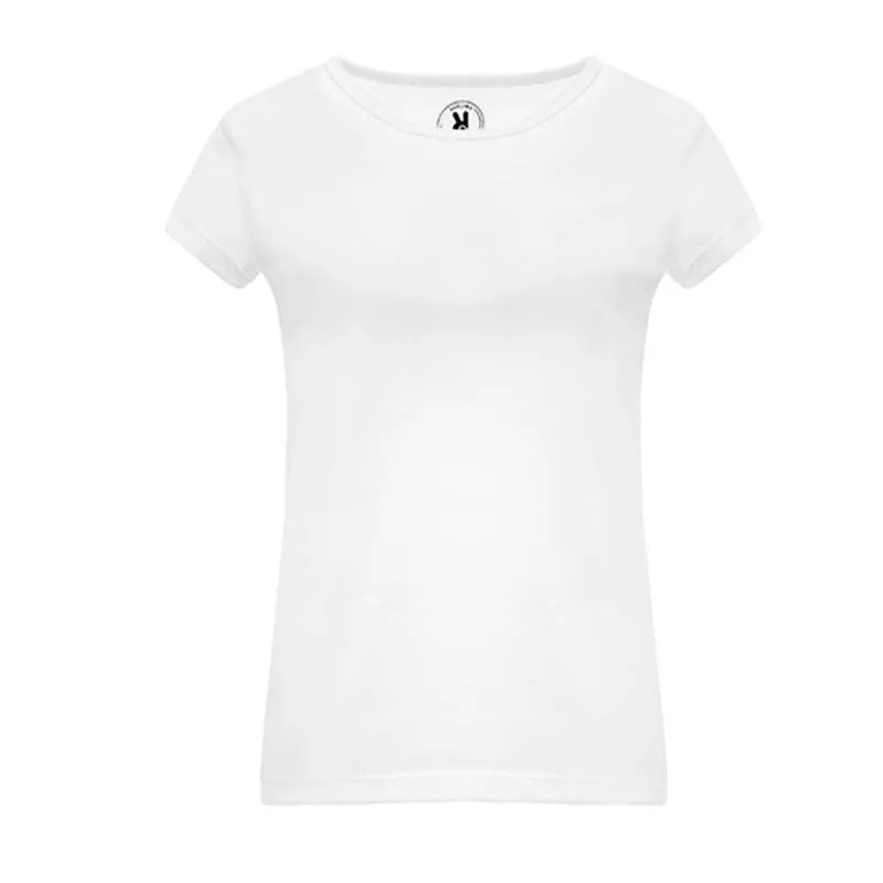 Camiseta entallada de manga corta para mujer