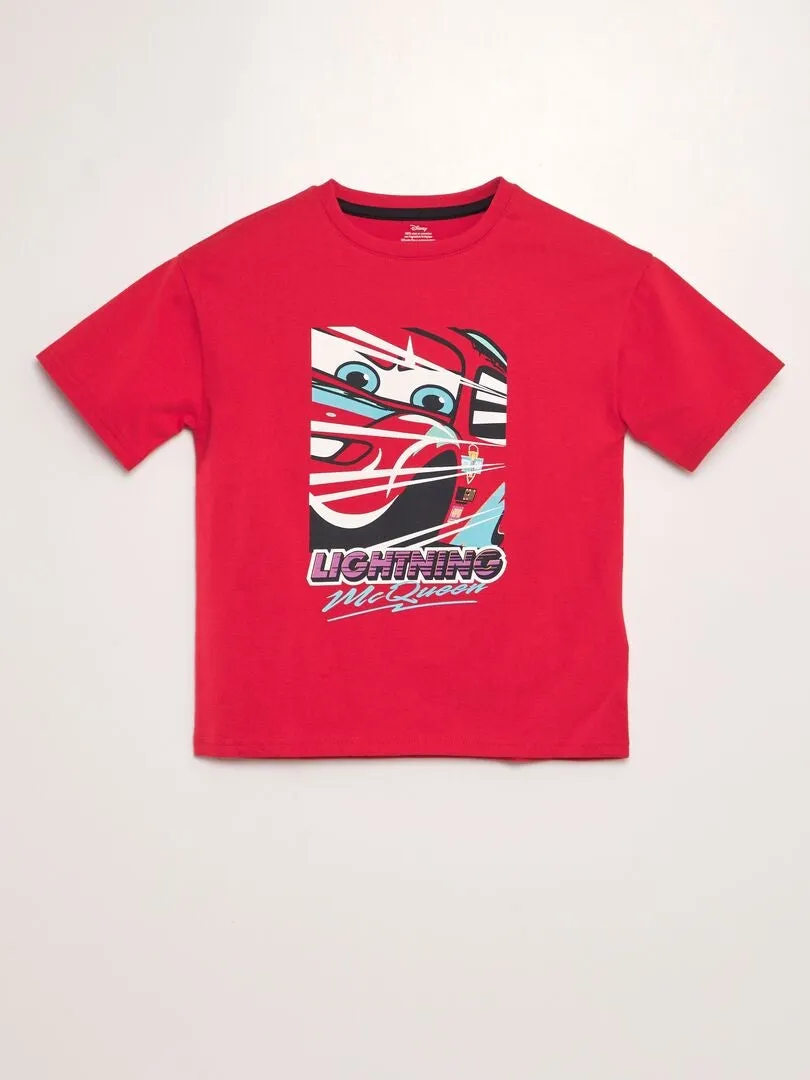 CAMISETA ESTAMPADA 'DISNEY'  ROJO