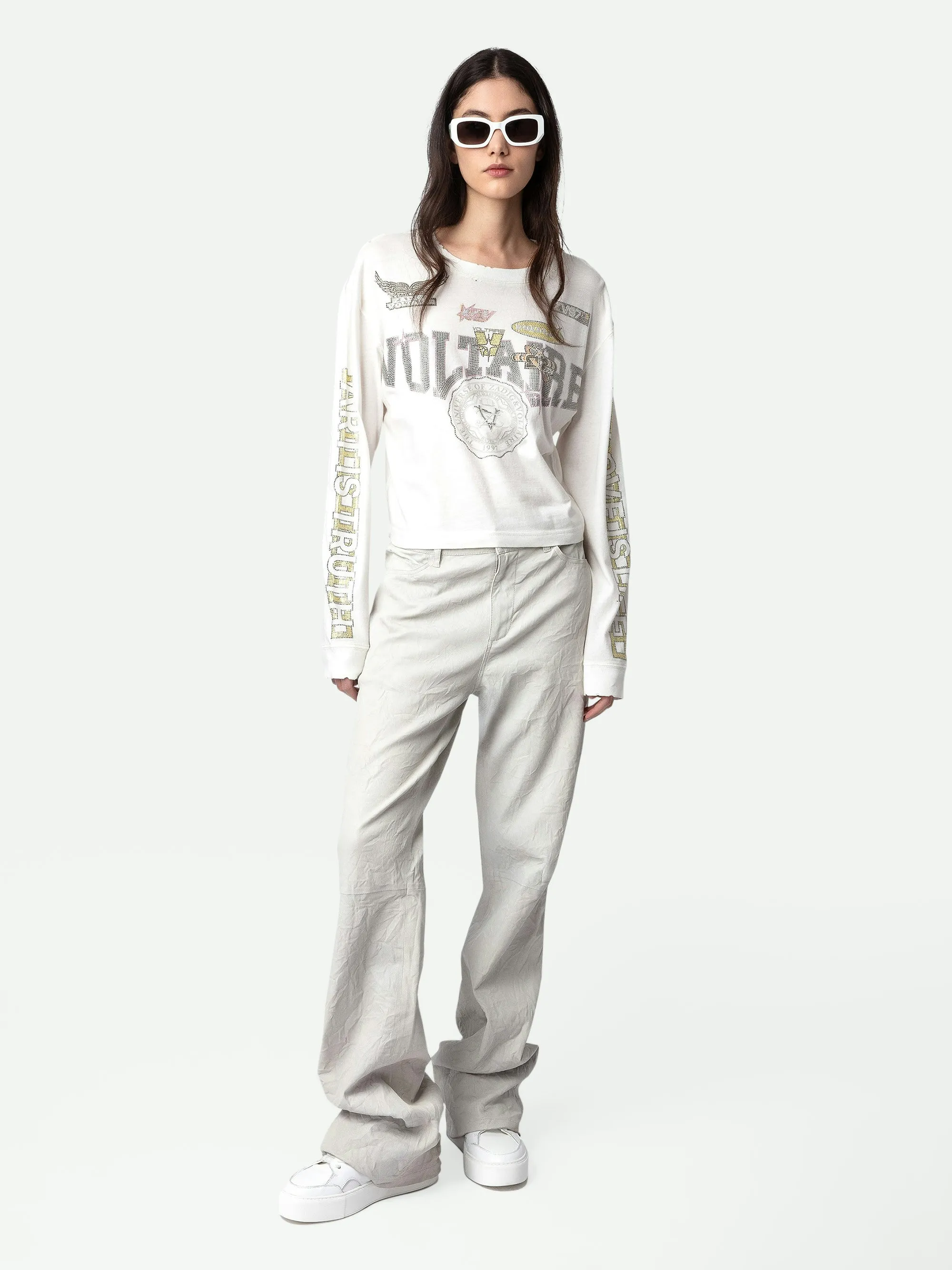 Camiseta Iona Voltaire Strass