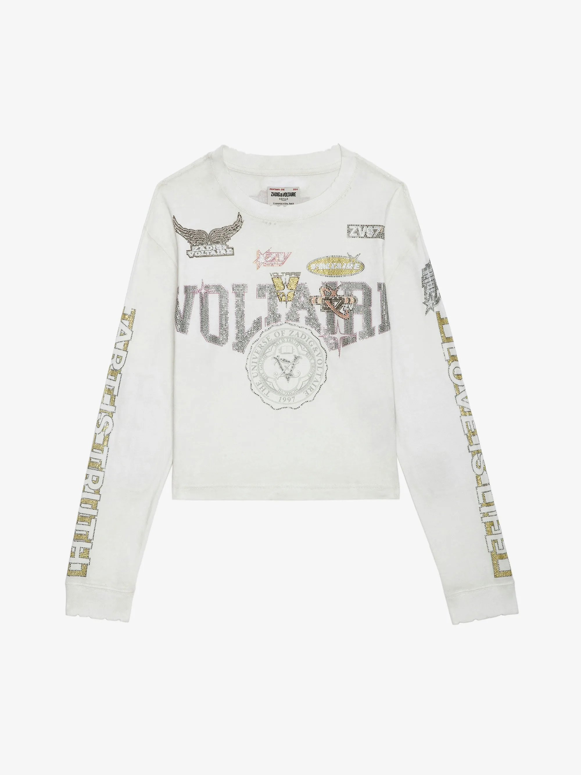 Camiseta Iona Voltaire Strass