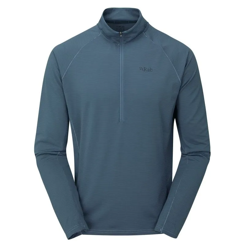 Camiseta Rab Sonic LS 1/2 Zip (Orion Blue) Hombre