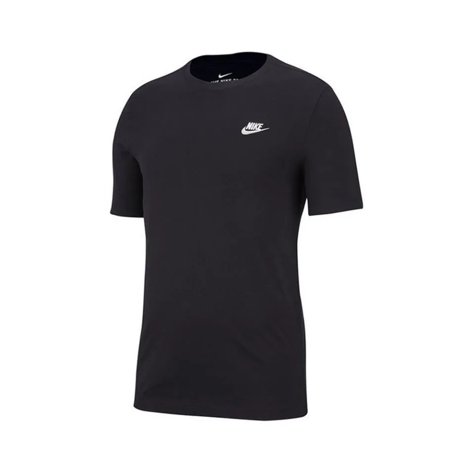 CAMISETE H NIKE CLUB NEGRA